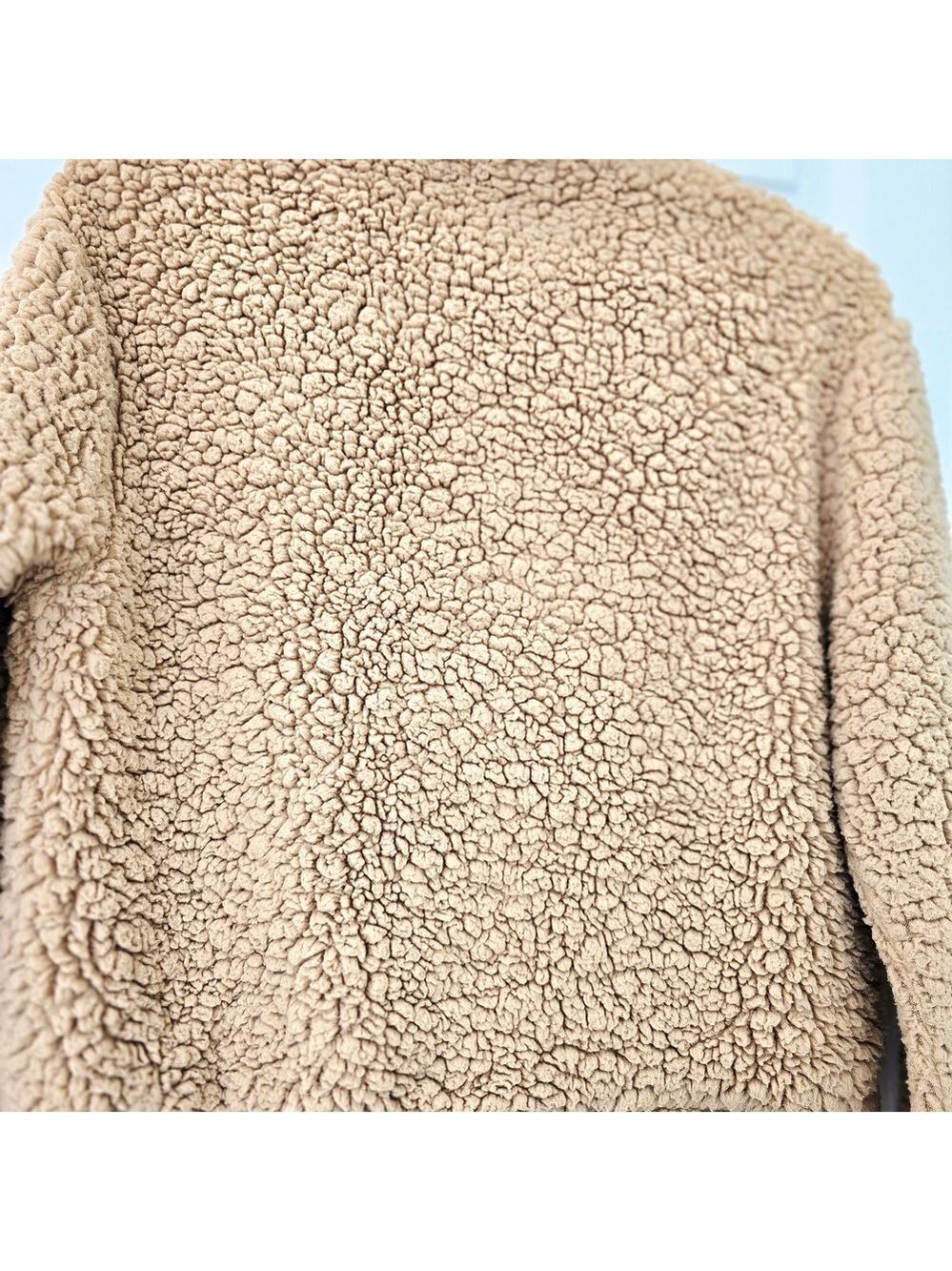 Garage Women's Sherpa Cowl Sweatshirt Sweater Size S Petite - Picture 6 of 10